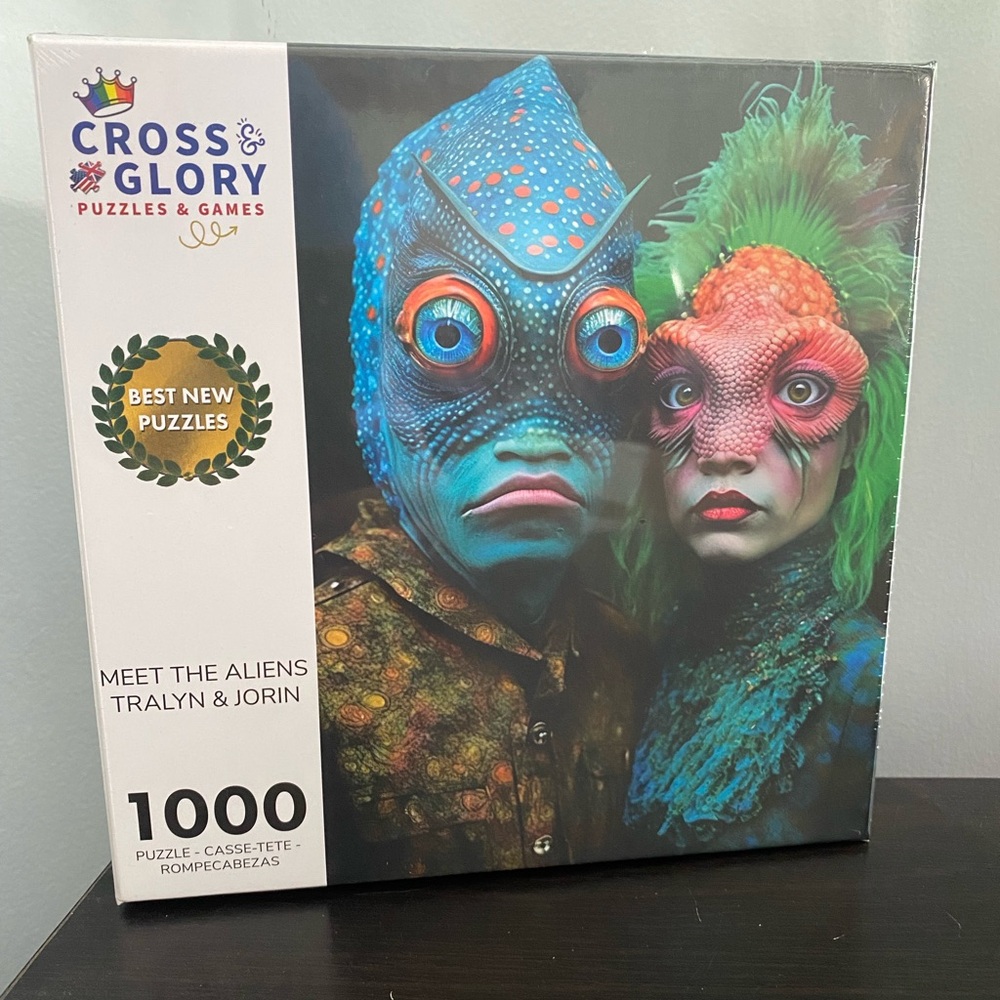 Puzzle Meet the Aliens Cross Glory 1000